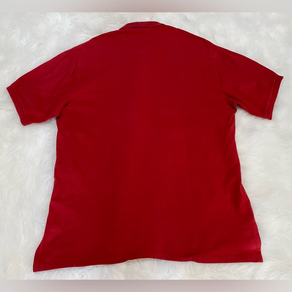 Polo by Ralph Lauren Mens XXL Red Golf Shirt Classic Preppy Fall 90s Minimalism - Picture 4 of 10